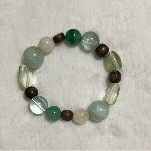 Mixed Gemstone Beaded Stretch Bracelet